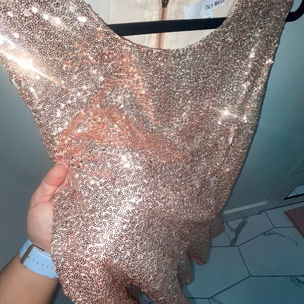 Like new sparkly peplum top